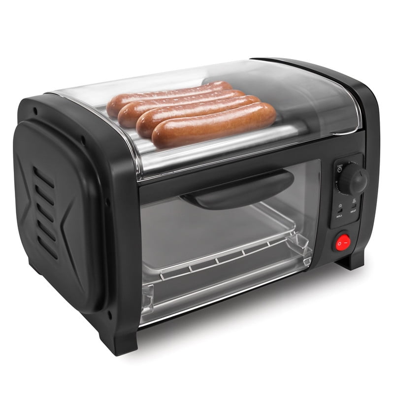 Picture of Maximatic EHD155 Elite Hot Dog Roller & Toaster Oven, Silver