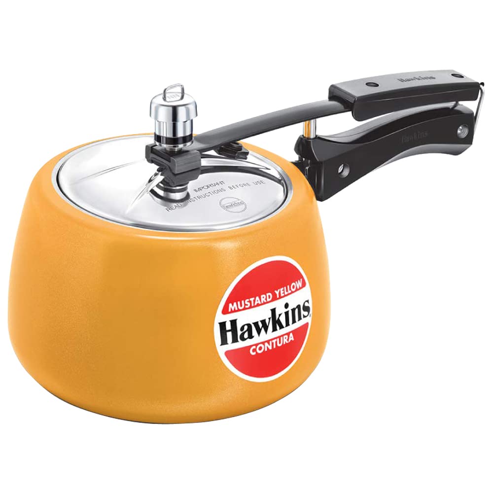 Picture of Hawkins CMY30 3L Pressure Cooker Ceramic Coated - Mustard Yellow