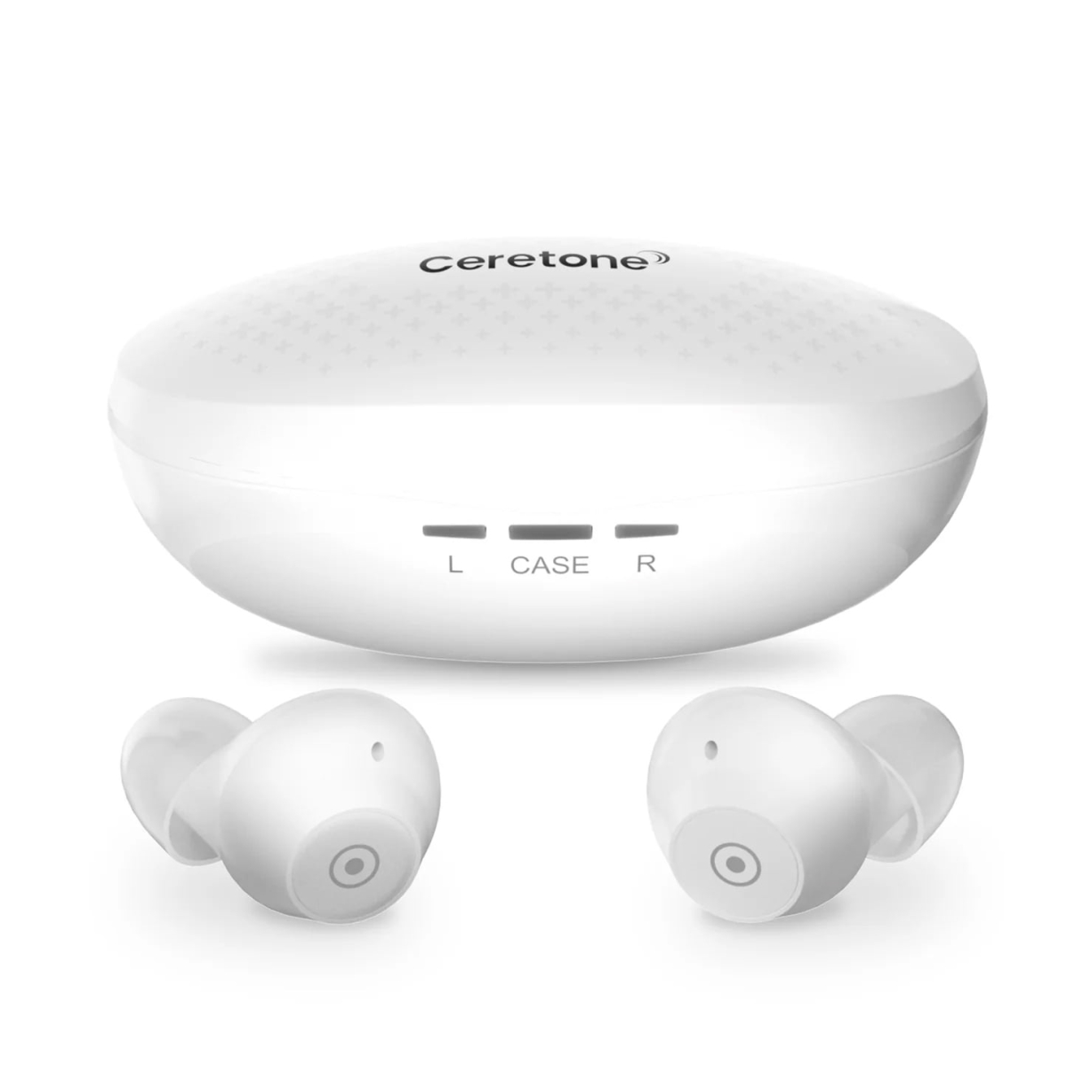CE-A61AT Fusion Rechargeable OTC Hearing Aids - White