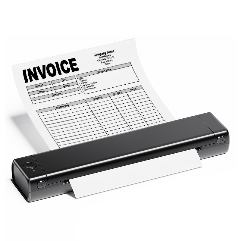 M08F-BK X Letter & A4 Portable Thermal Printer - Black