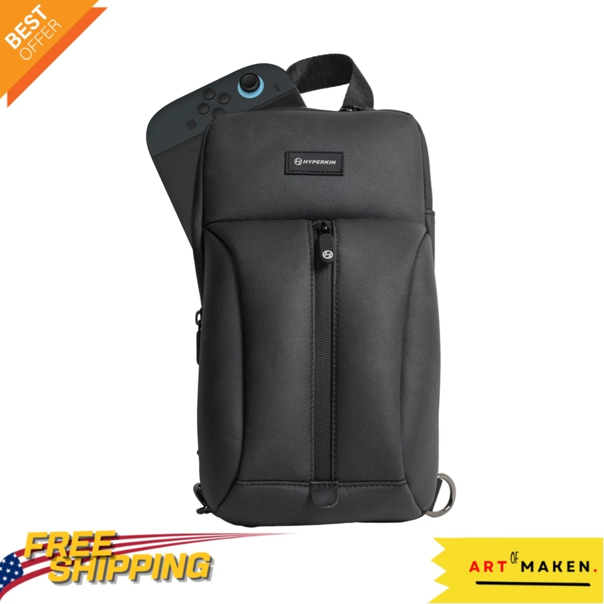 M07722 Portable Gaming Sling Bag for Nintendo Switch 2