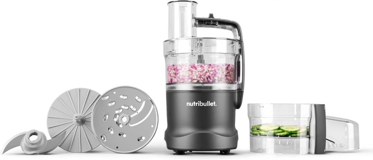 Picture of Nutri Bullet NBP50300 Limitless Food Processor, Gunmetal Gray