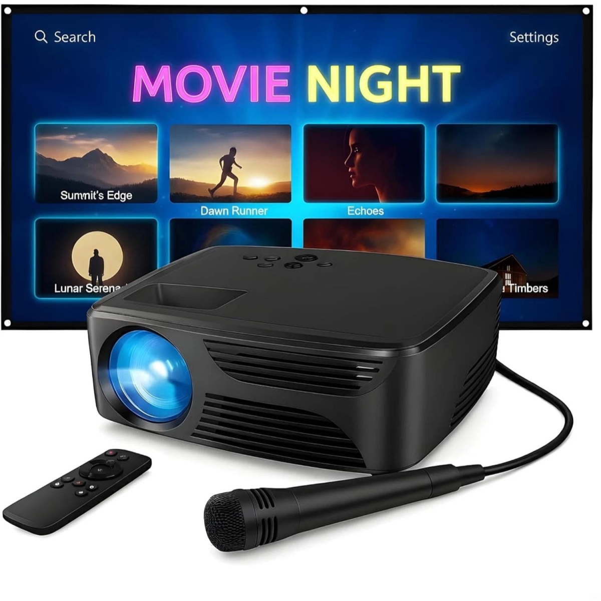 OKPROJ720013M USA OKPROJ Mini Bluetooth Projector