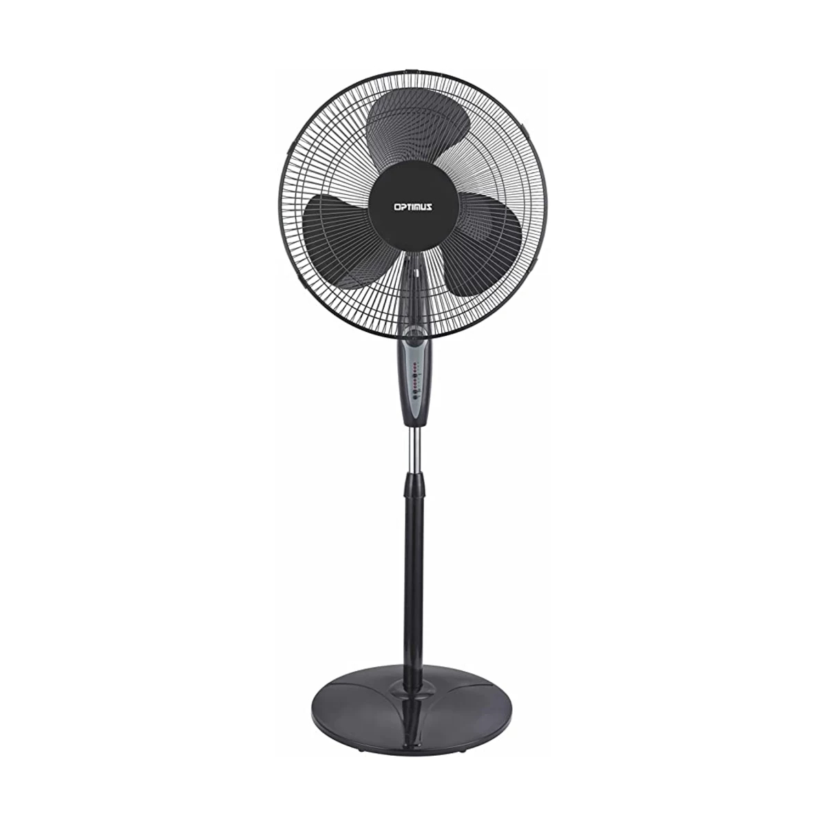 F-1672BK-F 16 in. Indoor Remote Adjustable Height Control Plug-In Fan, Black