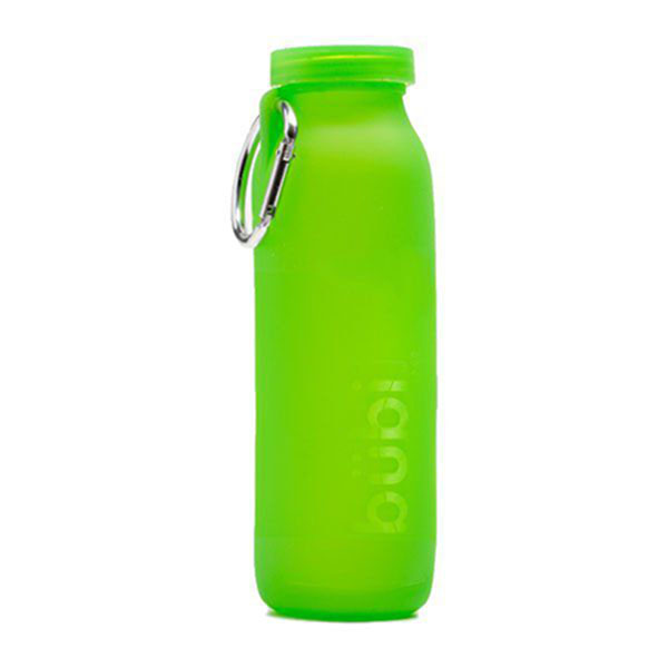 Picture of Bubi Brands BB65SG635 22oz & 650 ml Foldable Water Bottle Rose&#44; Seaweed Green
