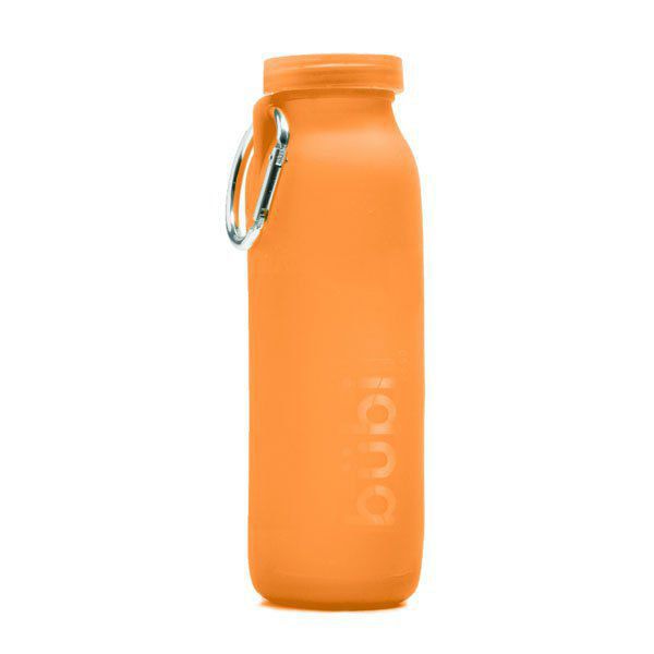 Picture of Bubi Brands BB65SO324 22oz & 650 ml Foldable Water Bottle Rose, Sunset Orange