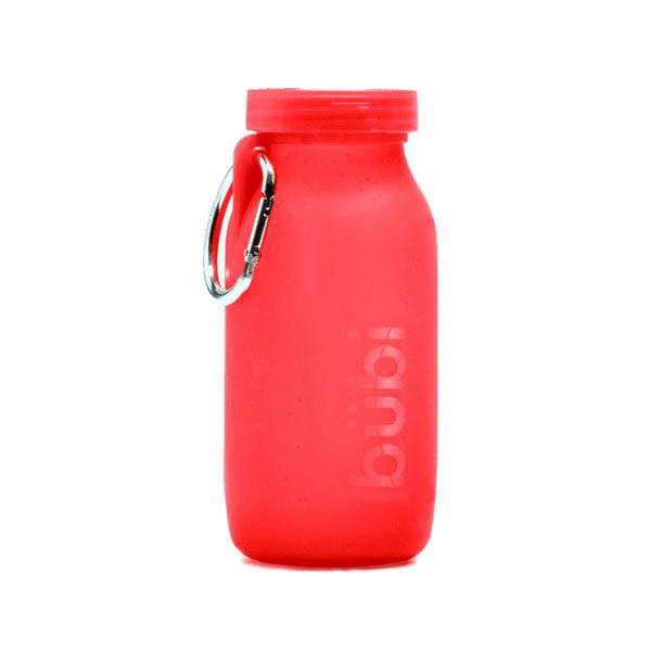 Picture of Bubi Brands BB42CR393 14oz & 414 ml Foldable Water Bottle Rose&#44; Crimson Red