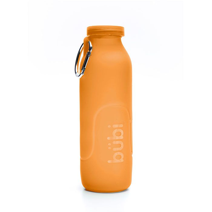 Picture of Bubi Brands BB100SO461 35oz & 1000 ml Foldable Water Bottle Rose&#44; Sunset Orange