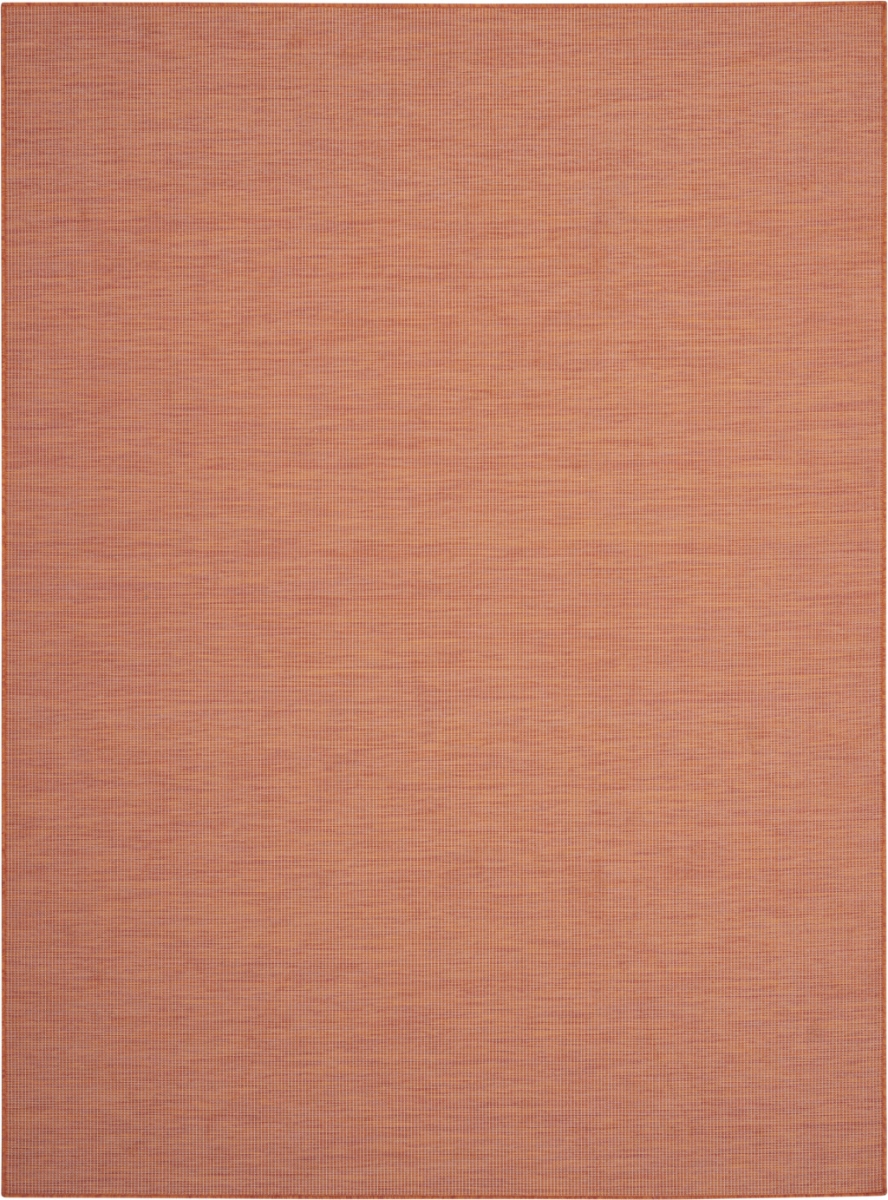 522585 7 x 10 ft. Rust Power Loom Rectangle Area Rug