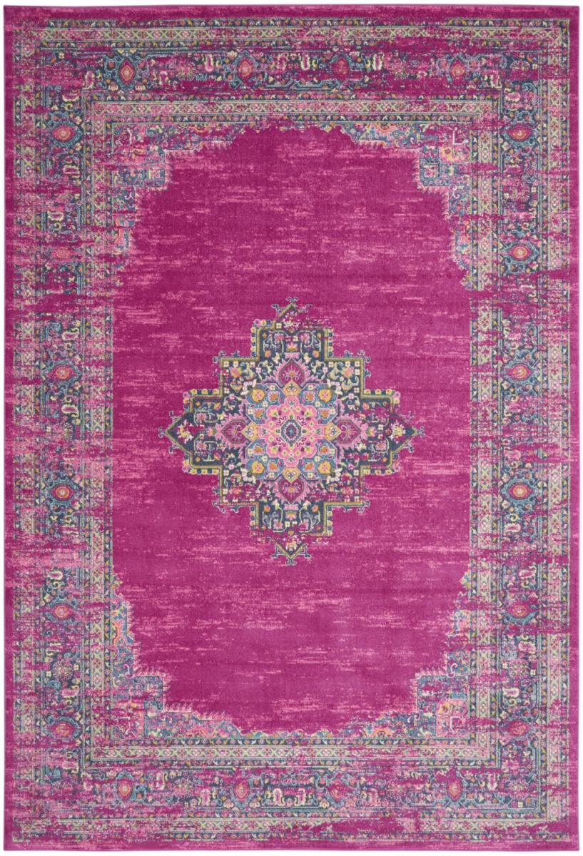 12 x 15 ft. Blue Moroccan Power Loom Distressed Rectangle Area Rug
