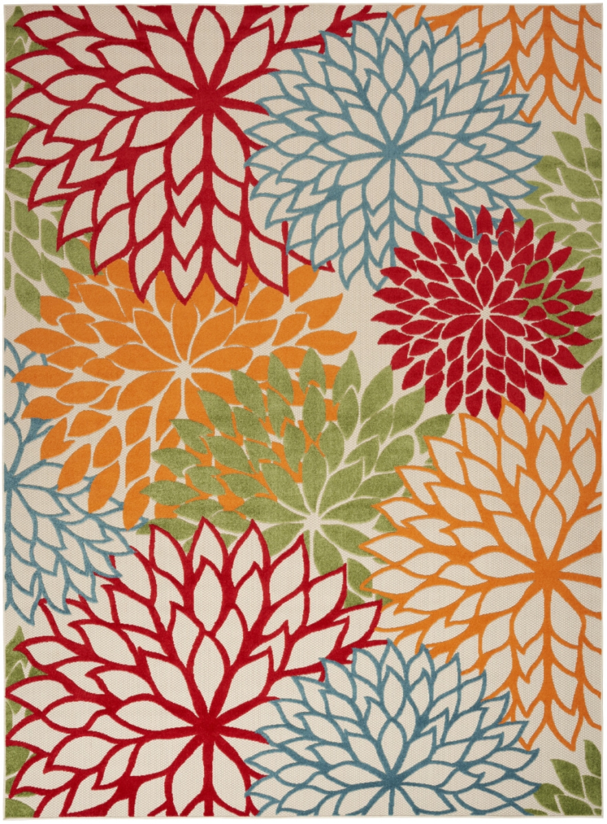 12 x 15 ft. Green Floral Power Loom Rectangle Area Rug