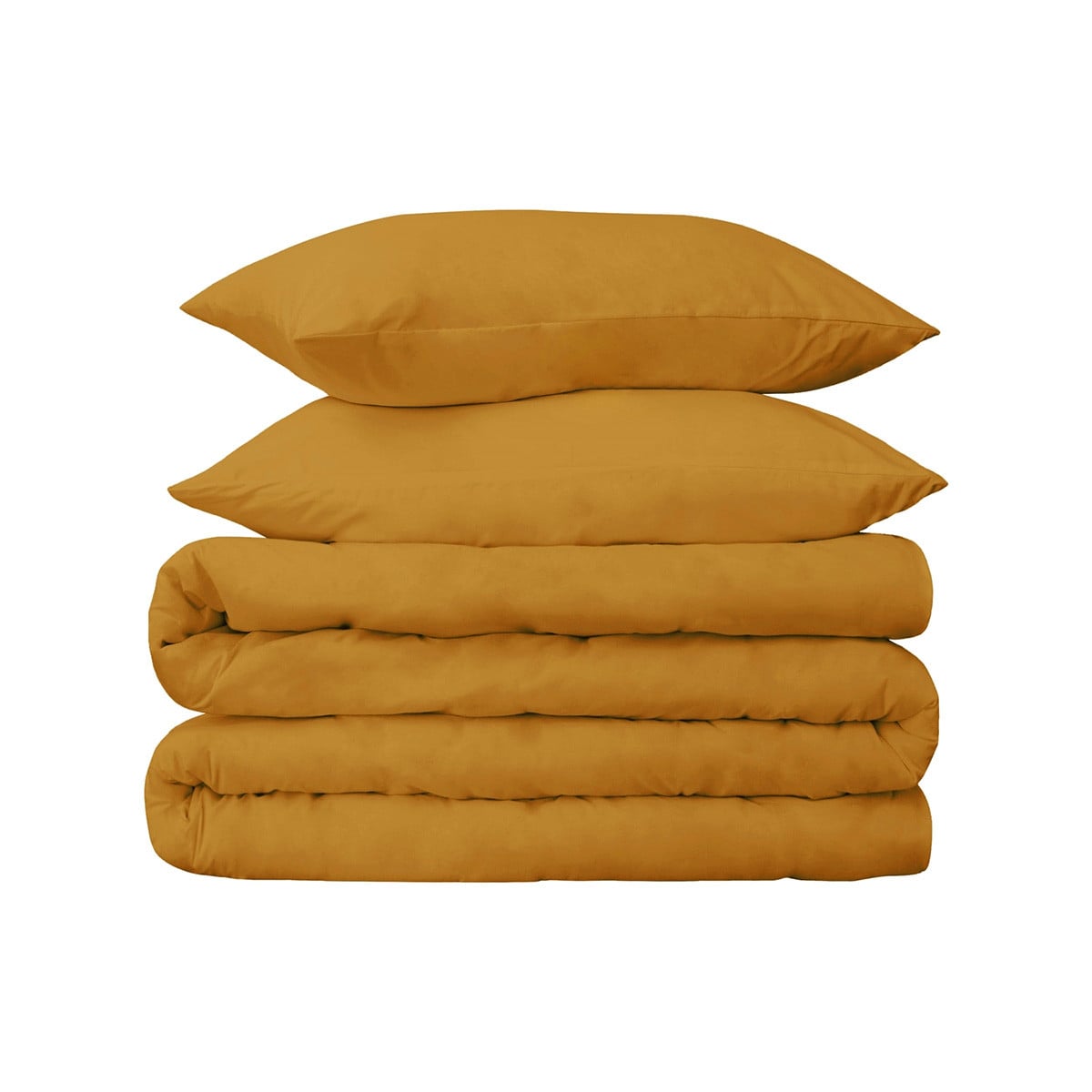 10.25 x 14.63 x 2.25 in. Brown Sugar Twin Size Cotton Blend 650 Thread Count Washable Duvet Cover Set