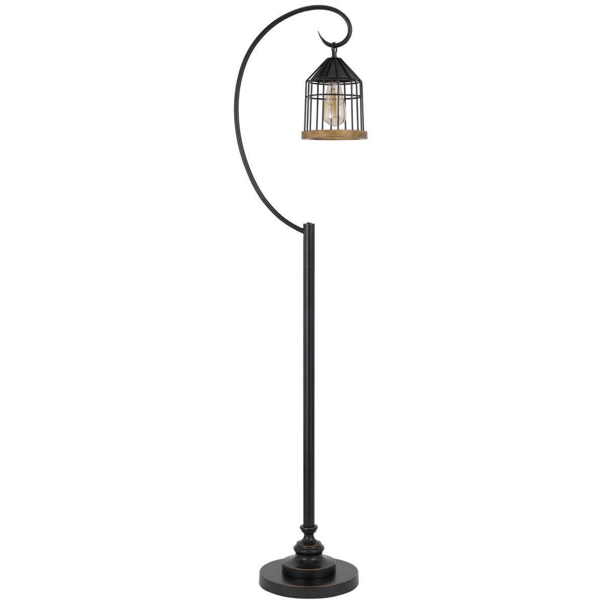 63 in. Bronze Traditional Shaped Floor Lamp