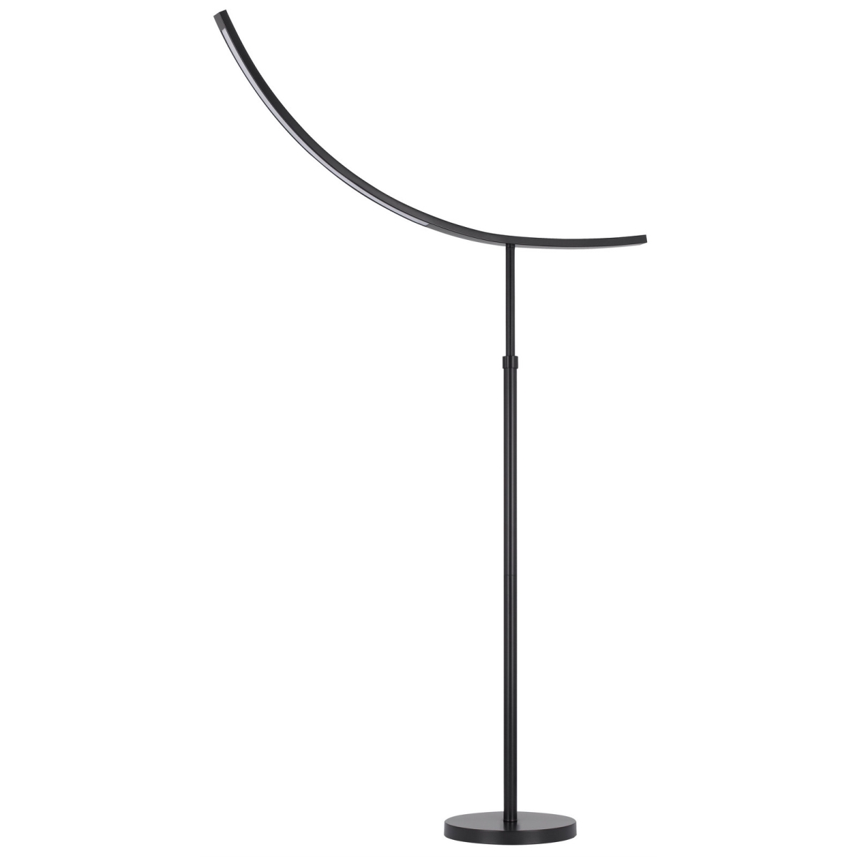 74 in. Bronze Adjustable LED Traditional Shaped Floor Lamp
