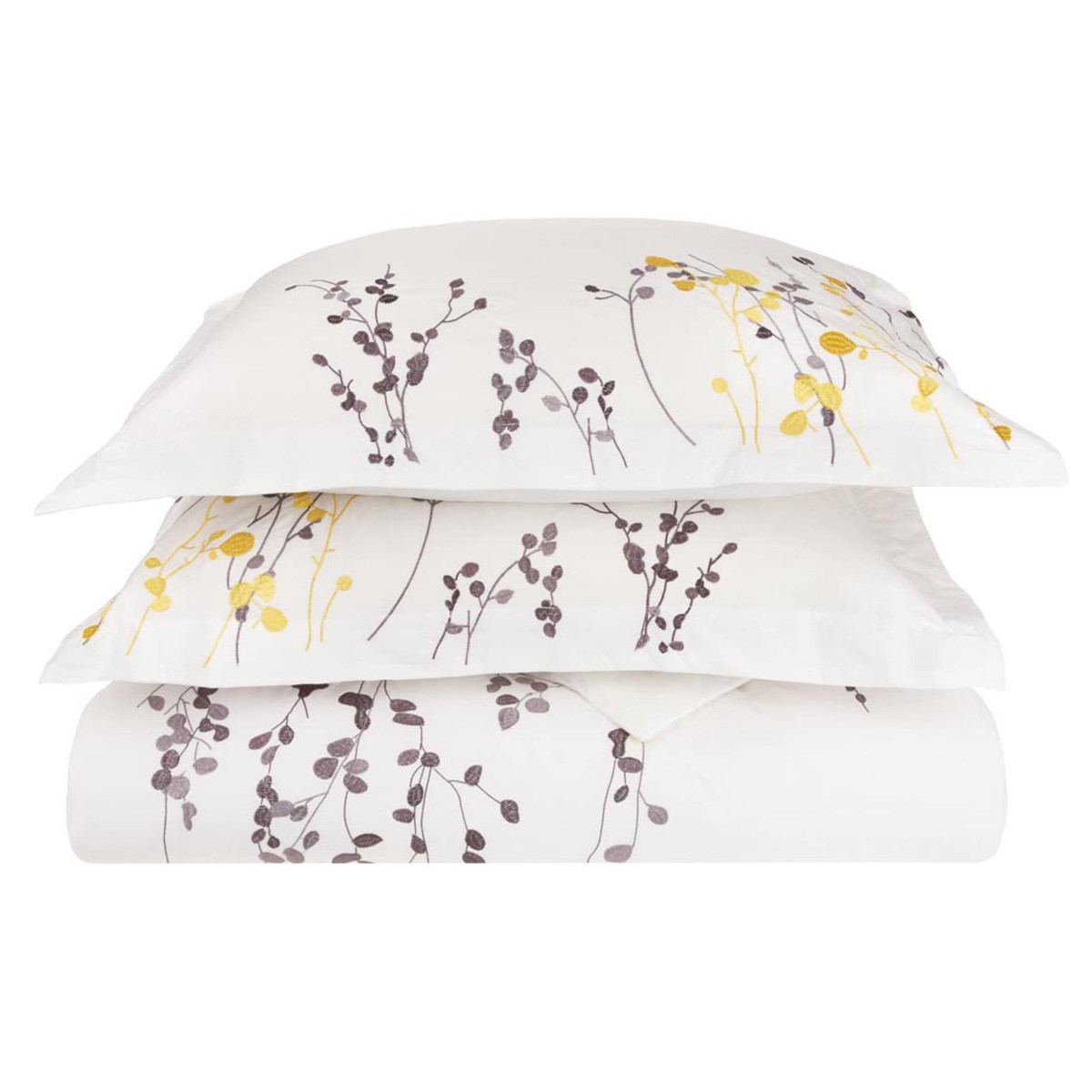 Tan Queen Size 100 Percent Cotton 200 Thread Count Washable Duvet Cover Set