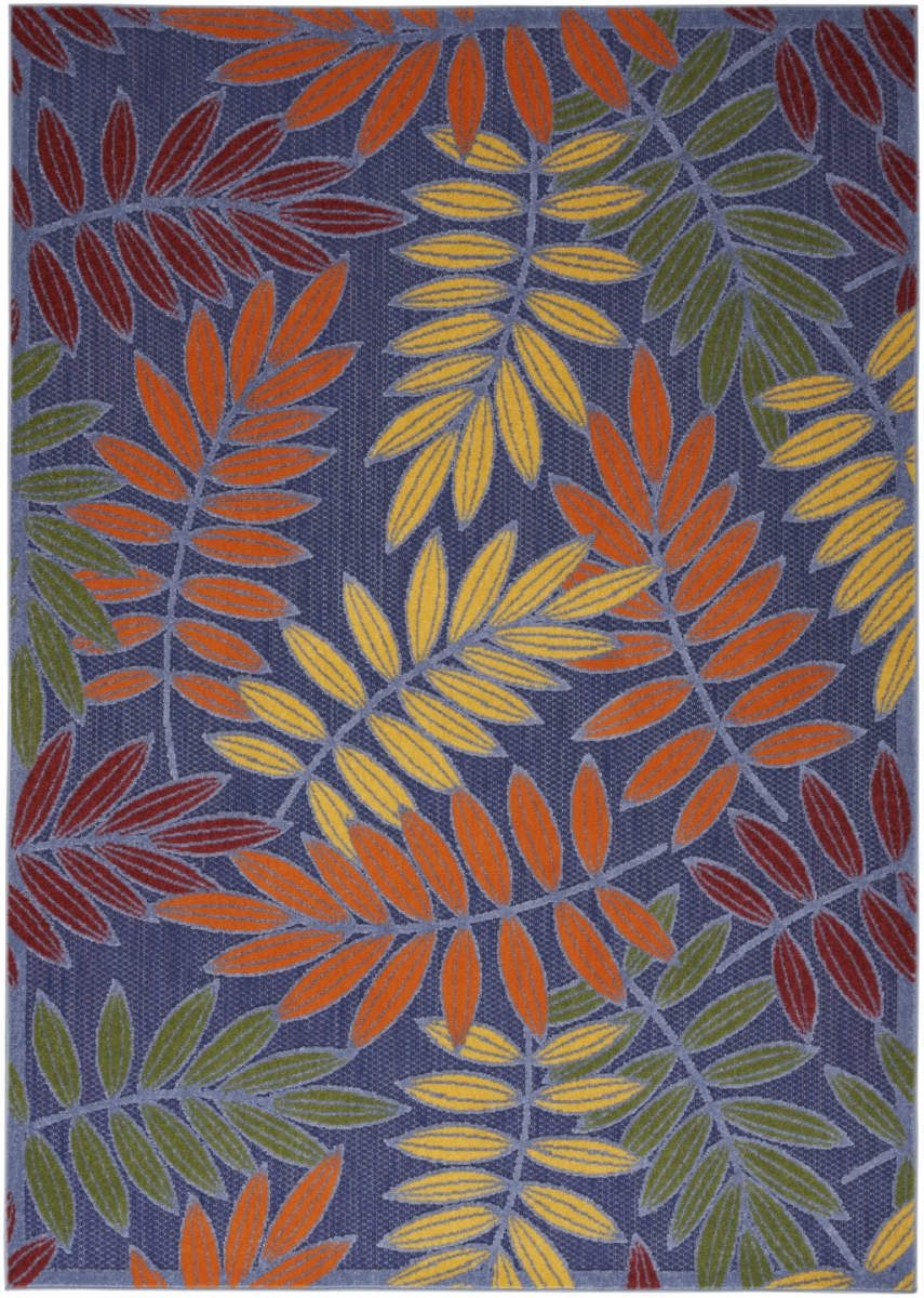 527623 6 x 9 ft. Cream Floral Power Loom Area Rug