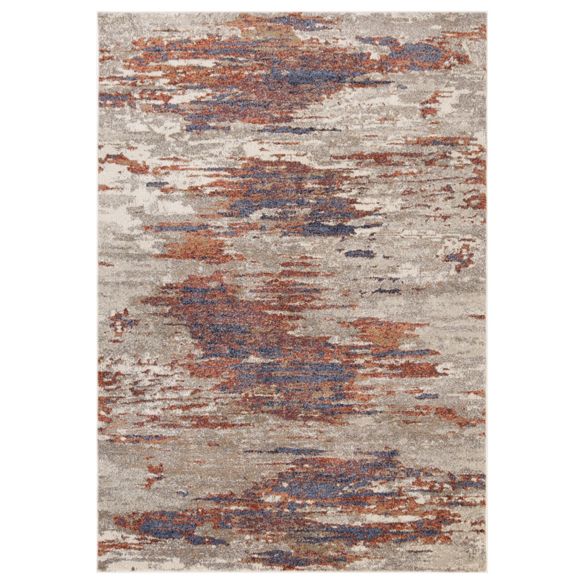2 x 3 ft. Abstract Power Loom Rectangle Area Rug, Beige