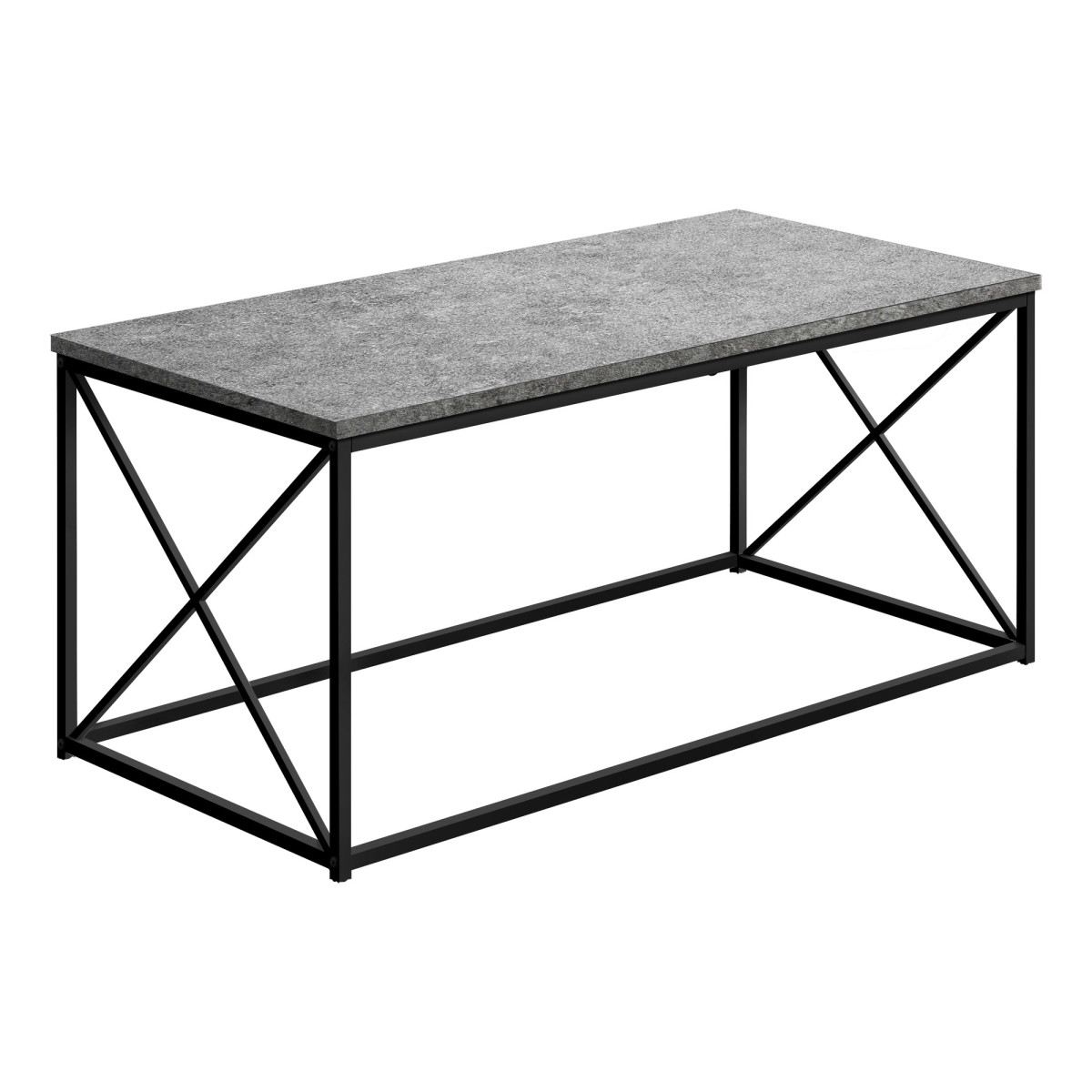 489951 41 in. Rectangular Coffee Table, Grey