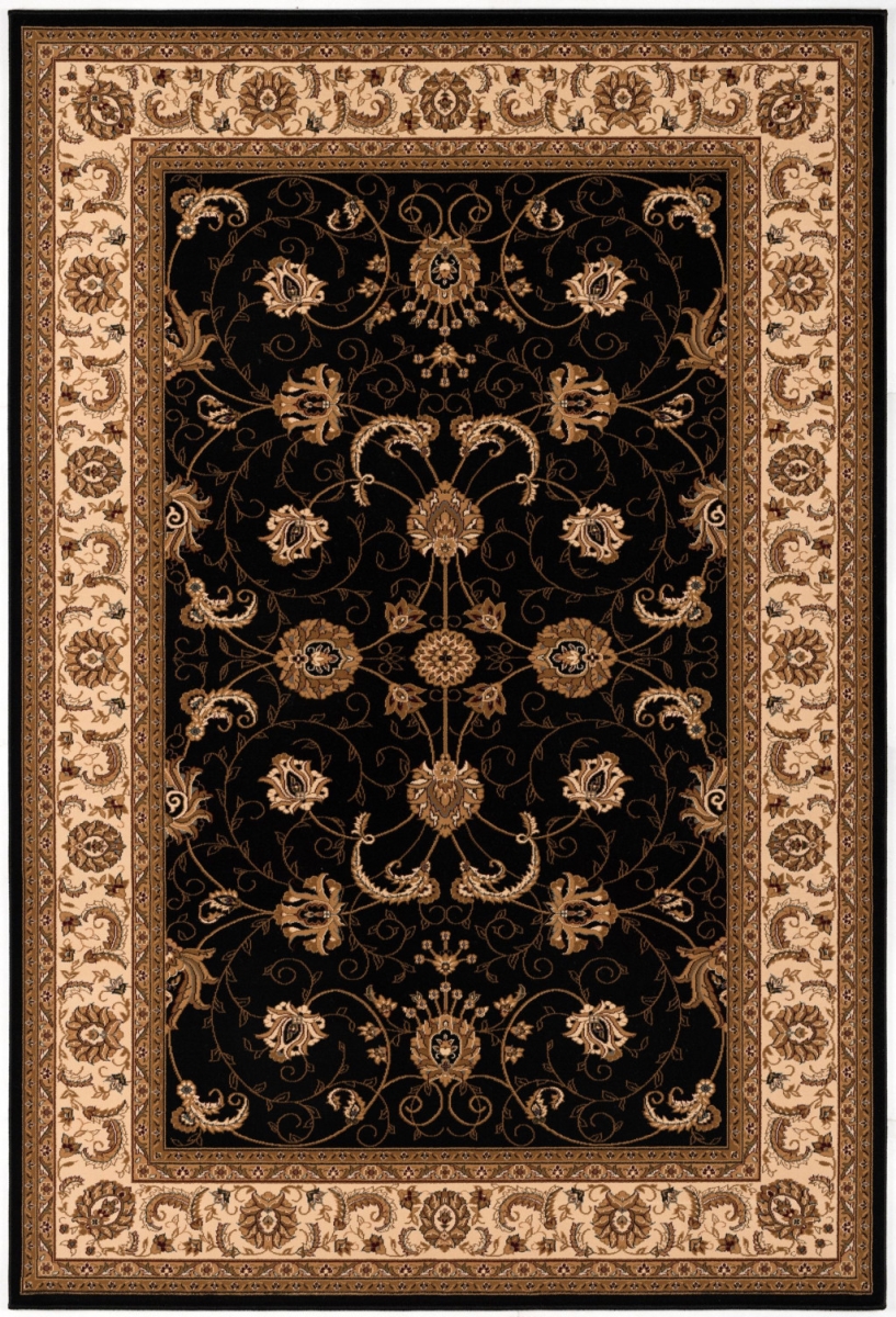 10 x 13 ft. Oriental Non Skid Area Rug, Black