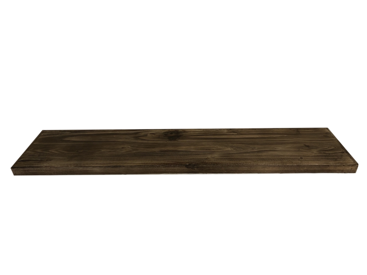 24 in. Solid Wood Wall-Mounted Shelving Unit