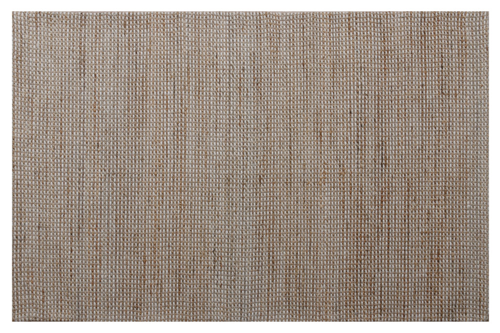 5 x 7 ft. Striped Hand Woven Rectangle Area Rug, Beige