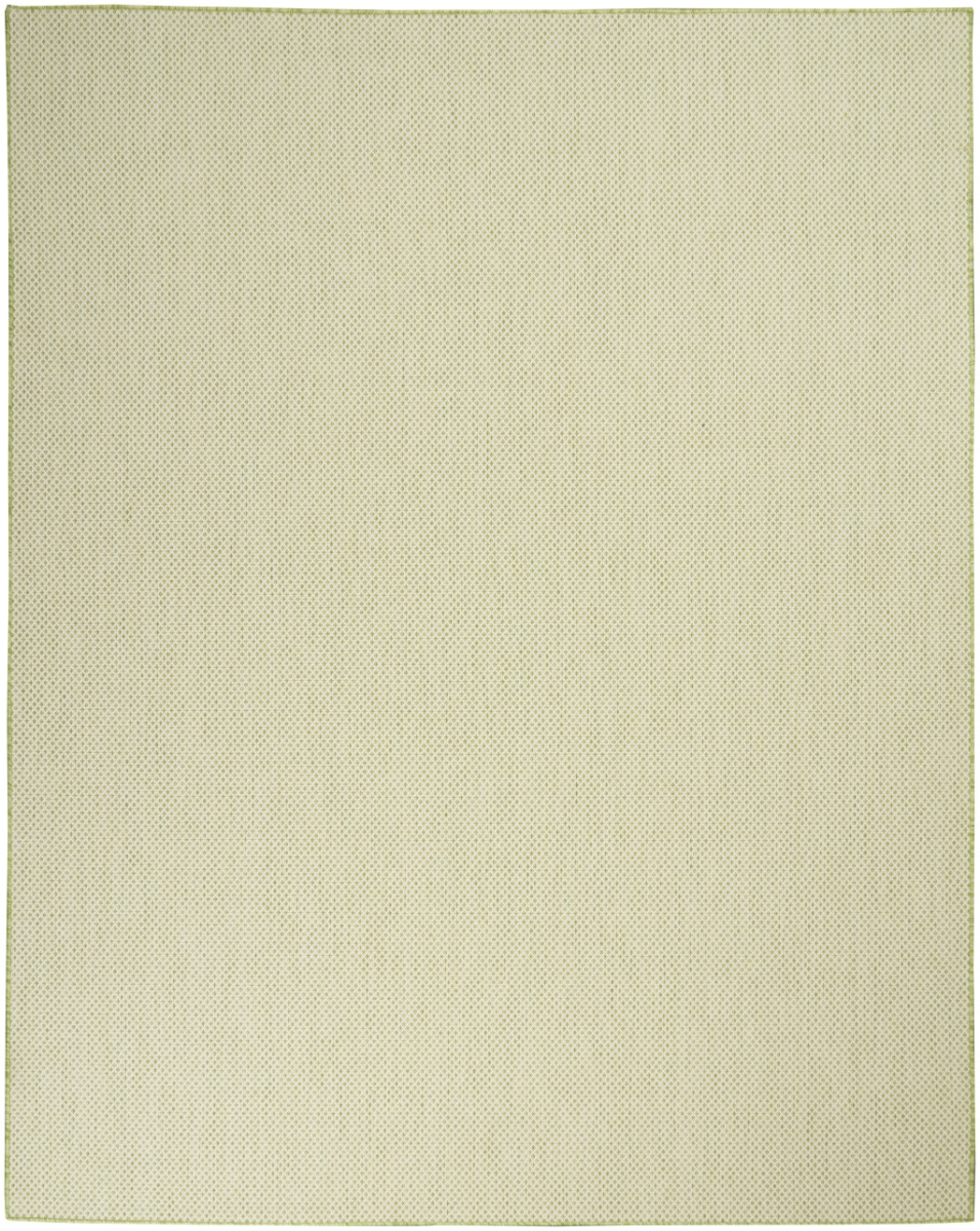 7 x 10 ft. Geometric Power Loom Rectangle Area Rug, Green