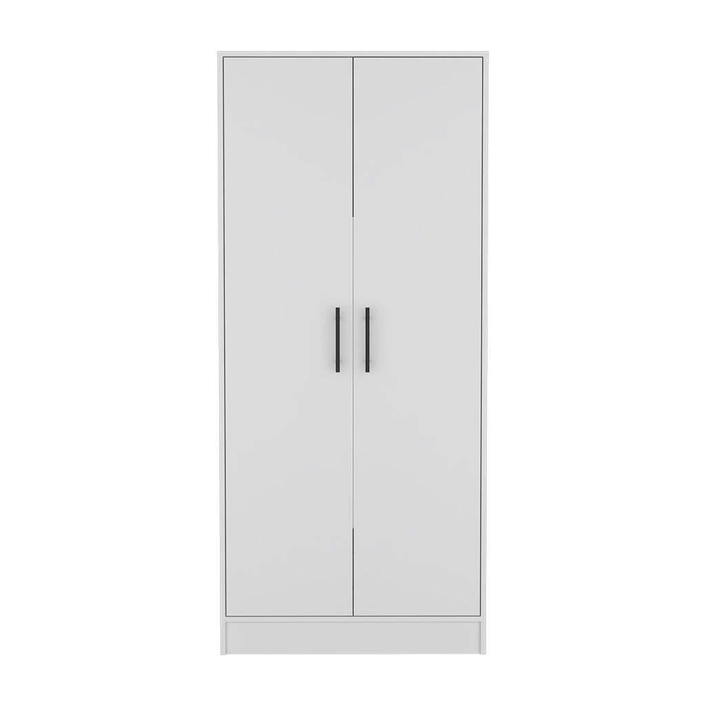 32 in. White Two Drawer Dresser