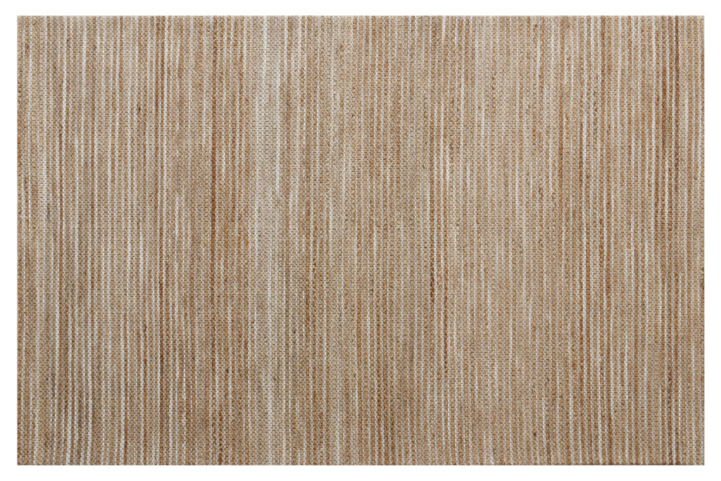 8 x 10 ft. Beige Striped Hand Woven Rectangle Area Rug