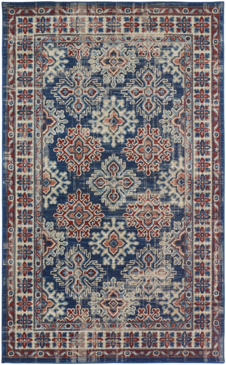 13 x 15 ft. Abstract Power Loomed Distressed Rectangle Area Rug