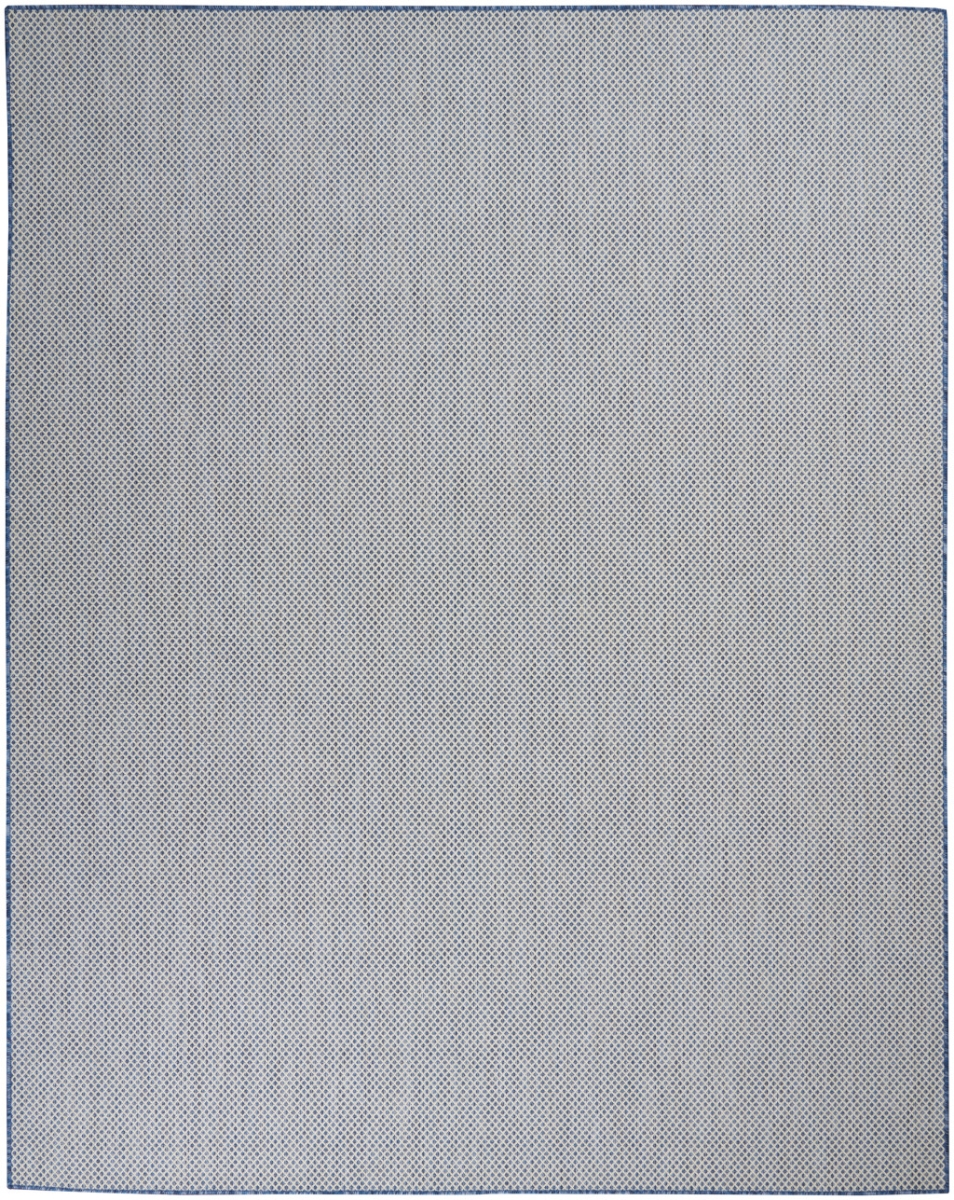 9 x 12 ft. Geometric Power Loom Rectangle Area Rug, Bone