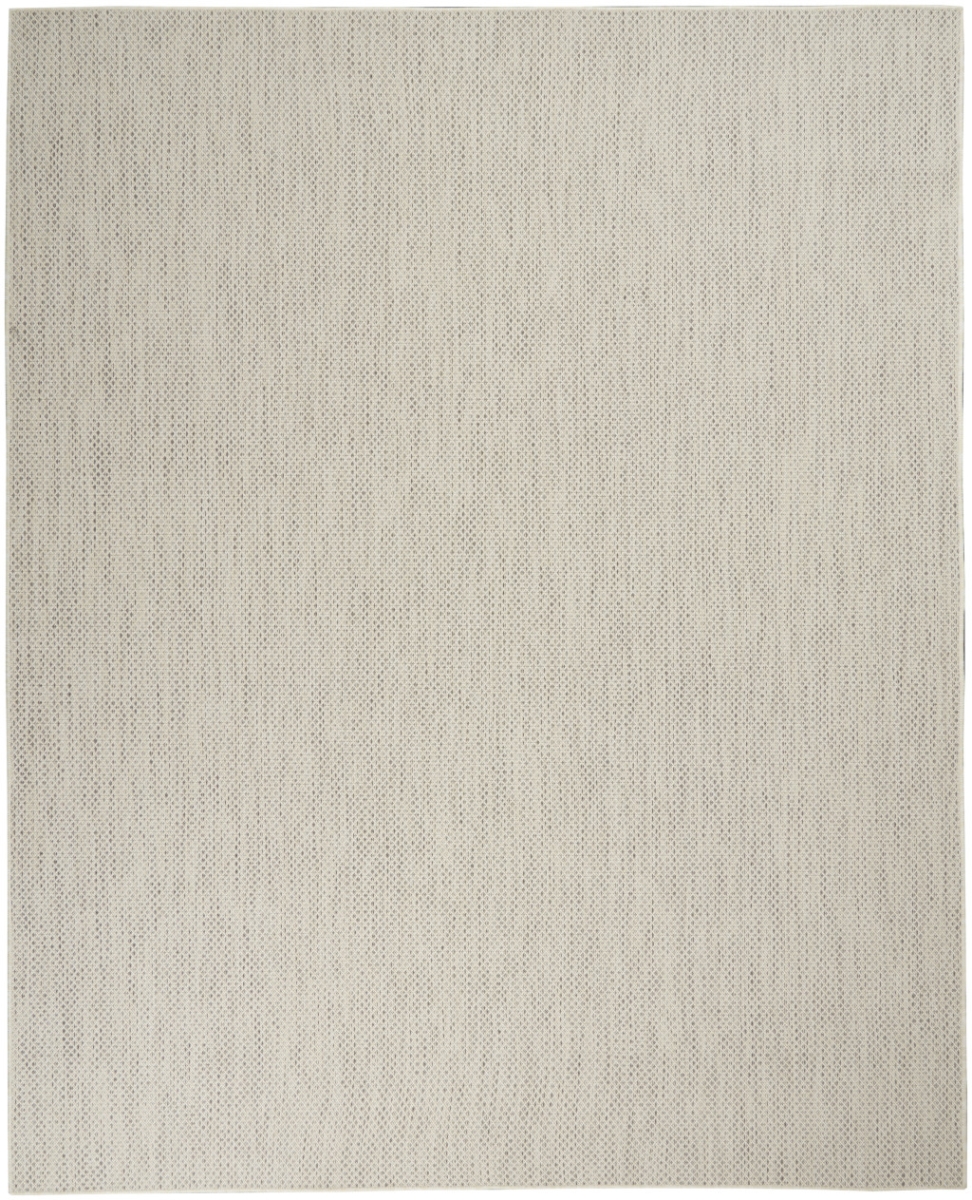 522045 7 x 10 ft. Geometric Power Loom Rectangle Area Rug, Ivory