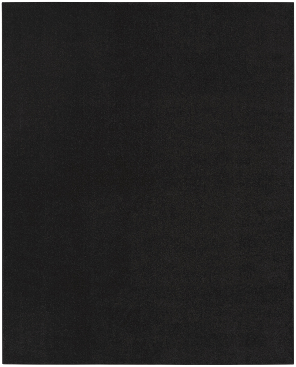 12 x 15 ft. Power Loom Rectangle Area Rug, Black