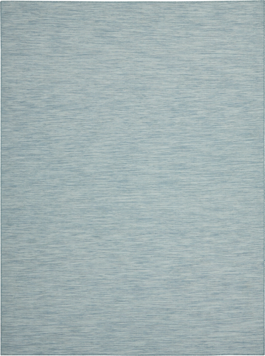 6 x 9 ft. Power Loom Rectangle Area Rug, Aqua