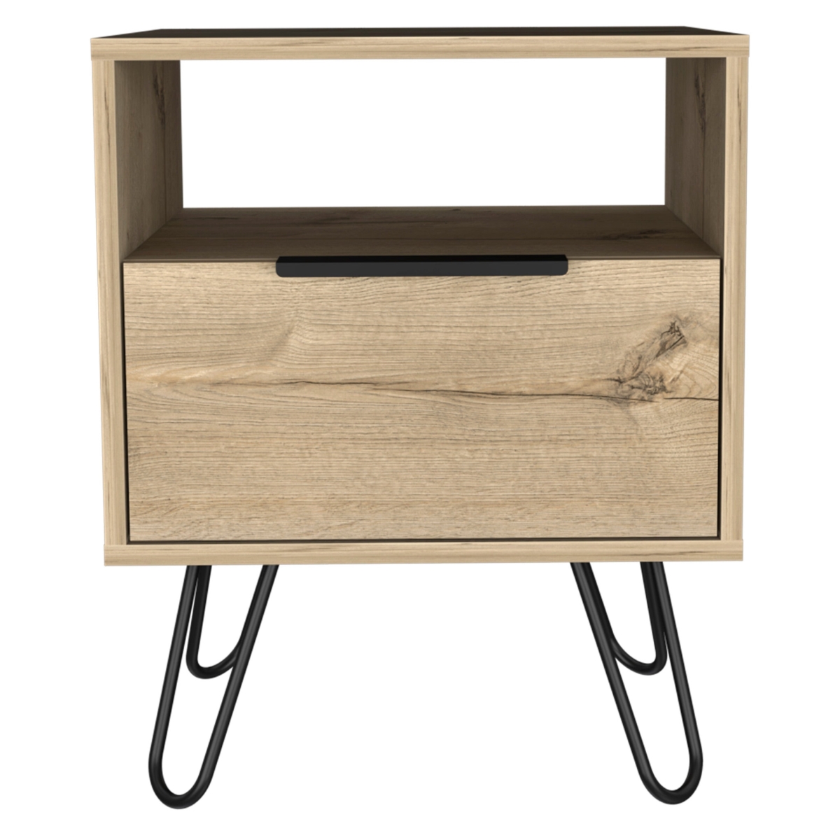 22 in. Nightstand, Light Oak