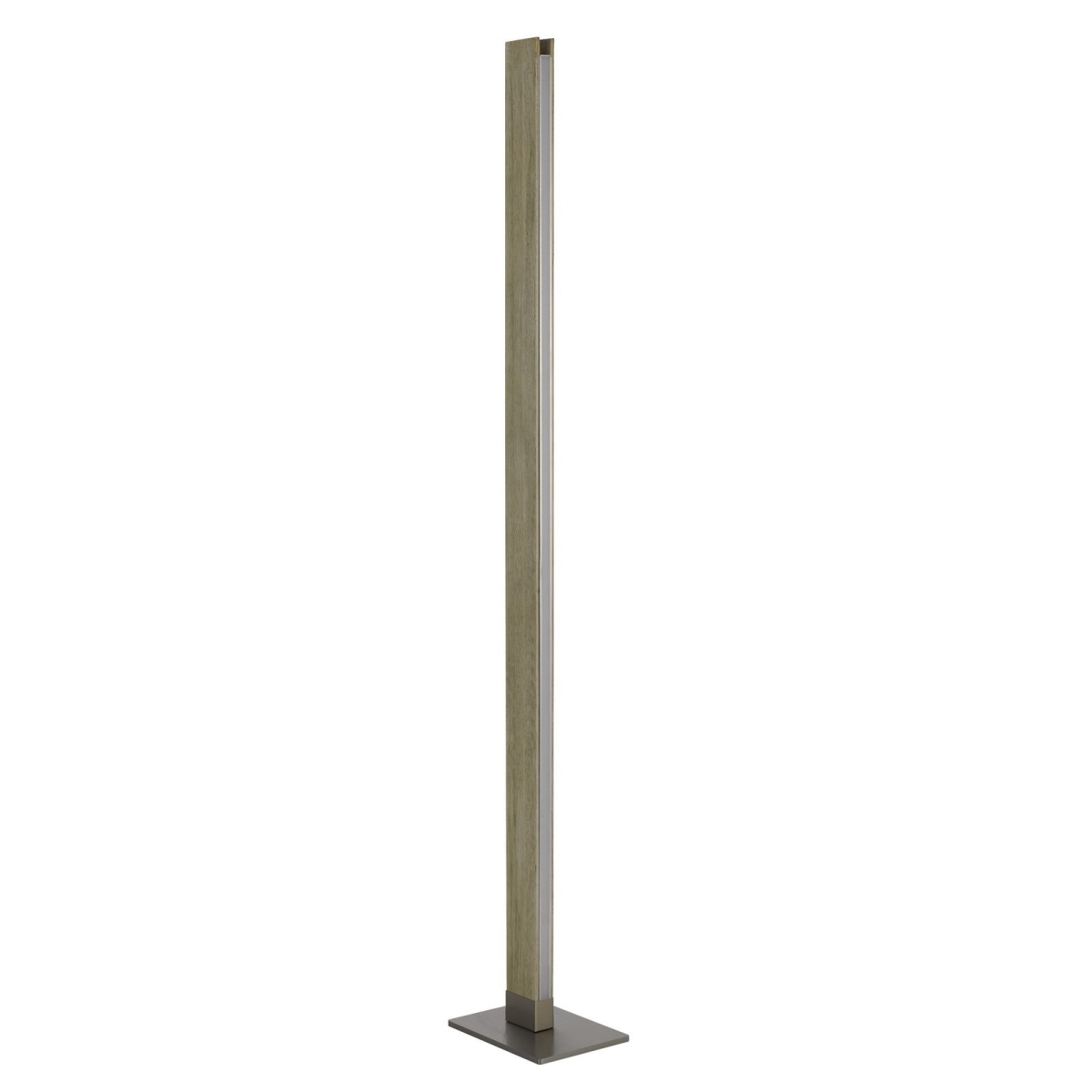 61 in. LED Traditional Shaped Floor Lamp, Brown