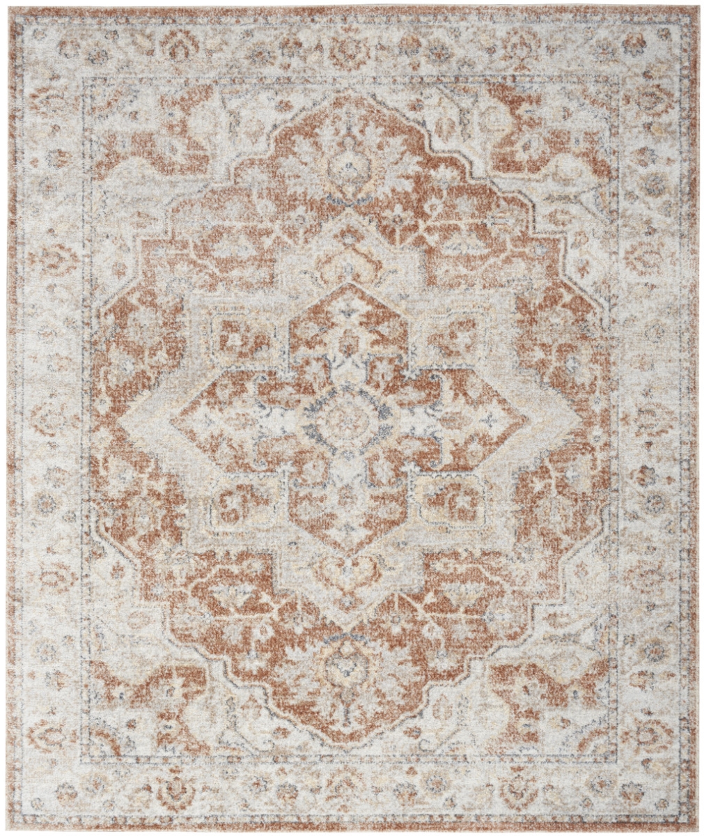9 x 12 ft. Oriental Power Loom Area Rug, Gold