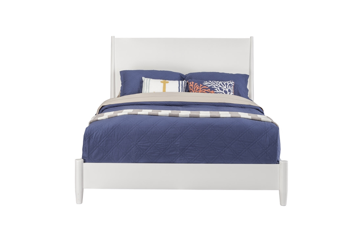 524823 Solid & Manufactured Wood King Bed, White