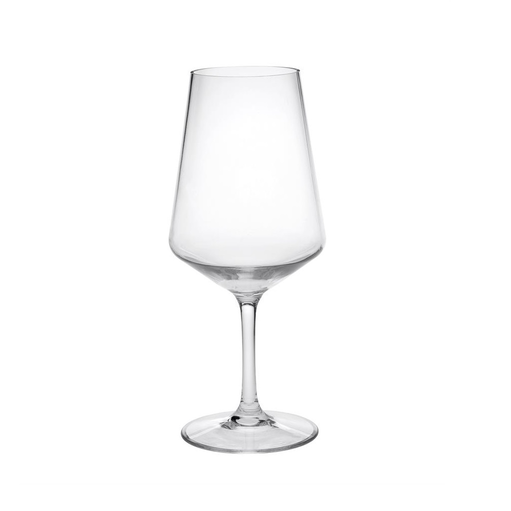 Picture of HomeRoots 521131 Tritan Plastic Stemmed All Purpose Wine Glass, Clear - Set of 4