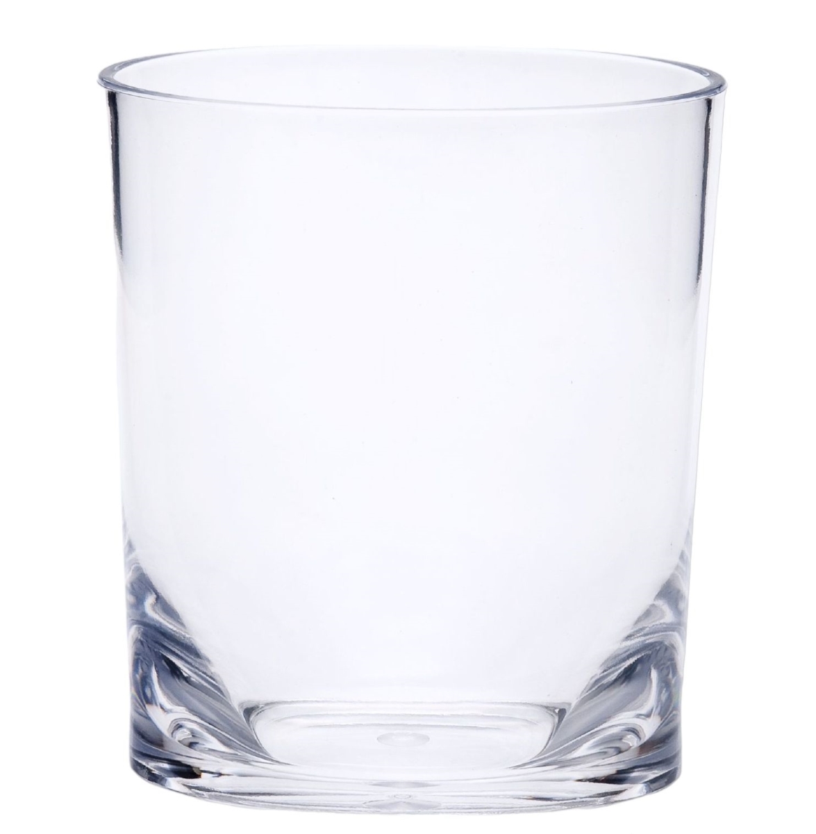 Picture of HomeRoots 521158 Acrylic Stemless Whiskey Glass, Clear - Set of 4