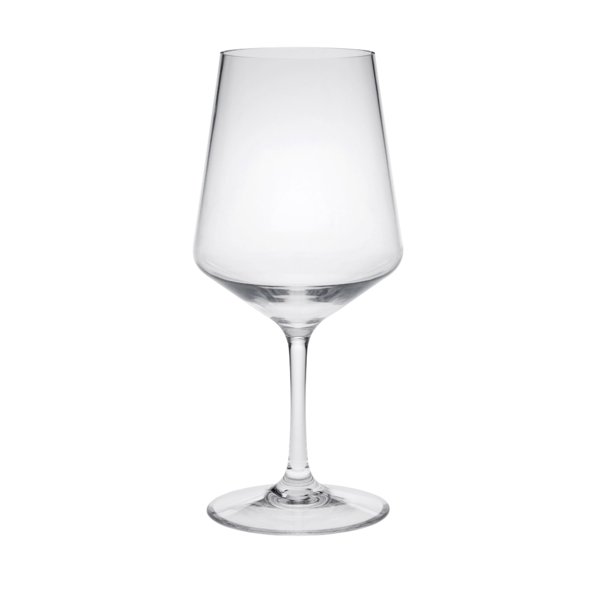 Picture of HomeRoots 521128 Tritan Plastic Stemmed All Purpose Wine Glasses, Clear - Set of 4