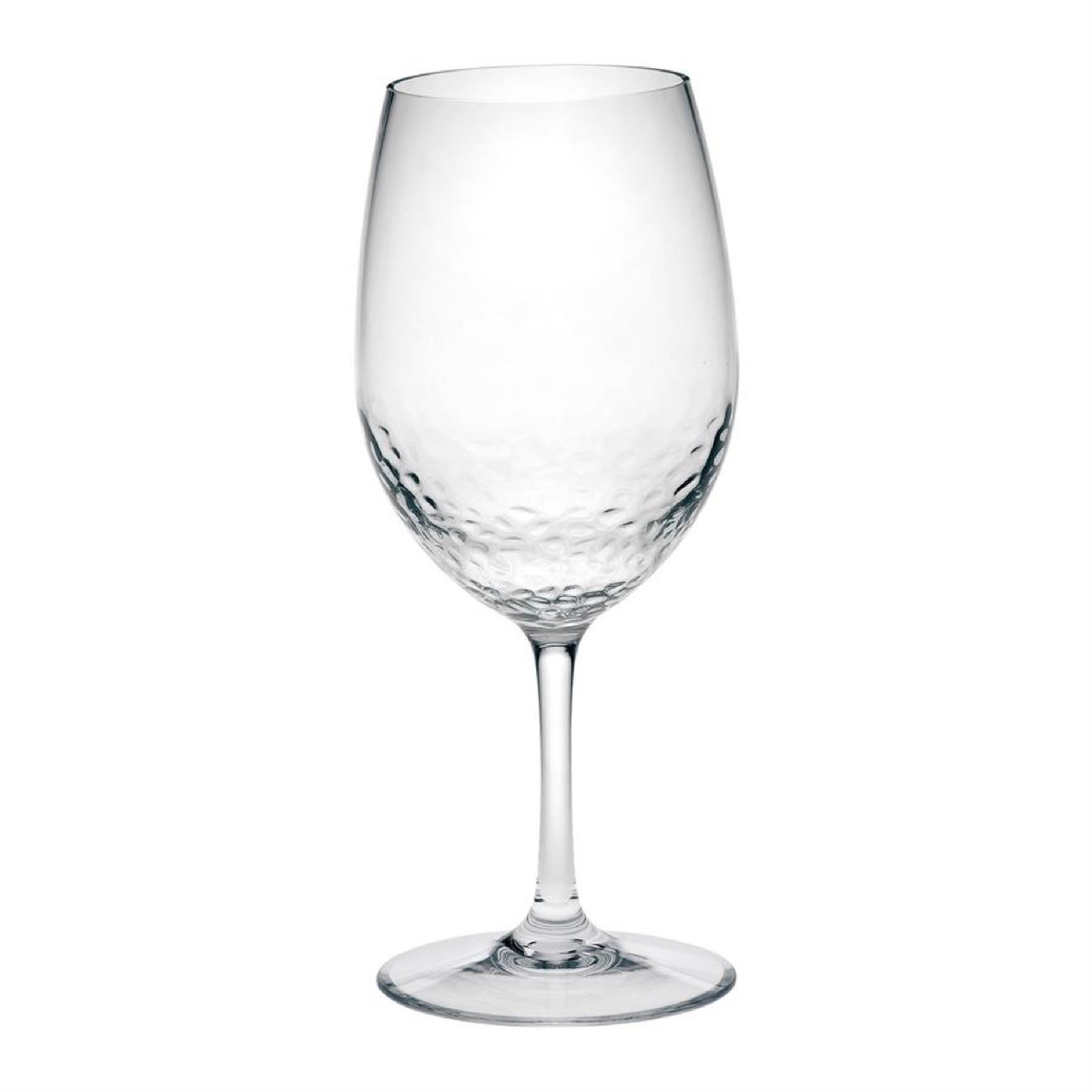 Picture of HomeRoots 521136 Tritan Plastic Stemmed All Purpose Wine Glass, Clear - Set of 4