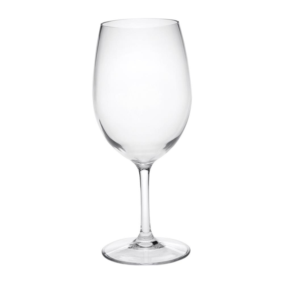 Picture of HomeRoots 521123 Tritan Plastic Stemmed All Purpose Wine Glass, Clear - Set of 4