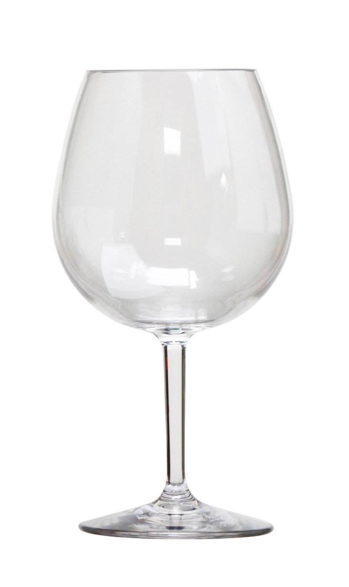 Picture of HomeRoots 521124 Tritan Plastic Stemmed All Purpose Wine Glass, Clear - Set of 4