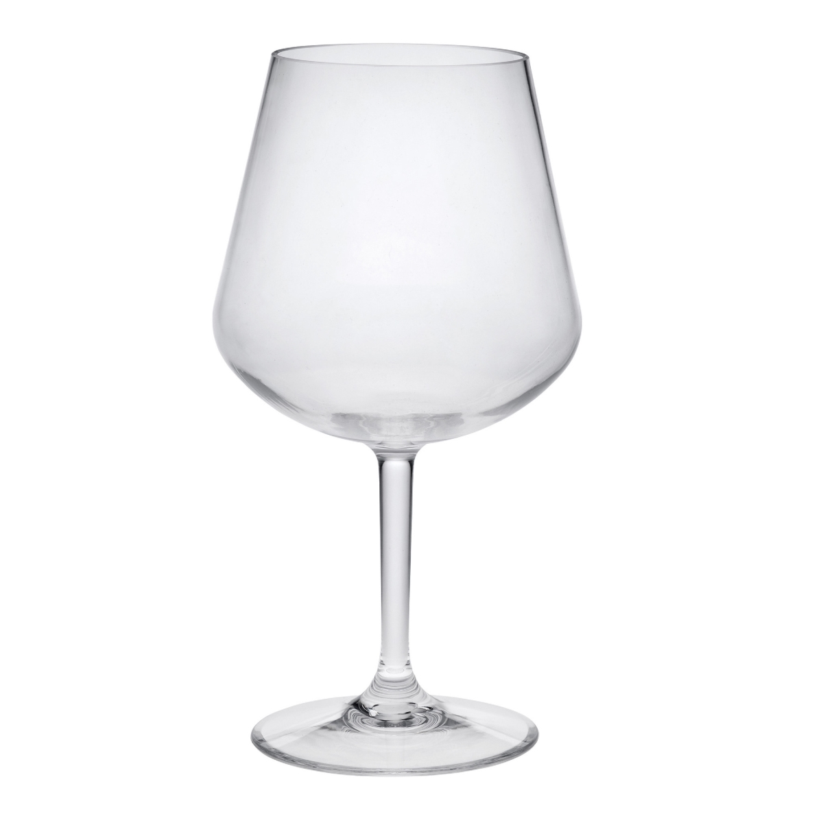 Picture of HomeRoots 521129 Tritan Plastic Stemmed All Purpose Wine Glasses, Clear - Set of 4