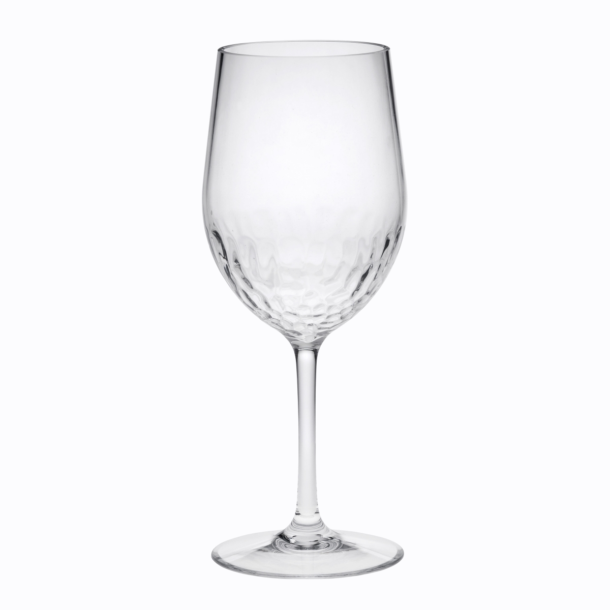Picture of HomeRoots 521135 Clear Tritan Plastic Stemmed All Purpose Wine Glass - Set of 4