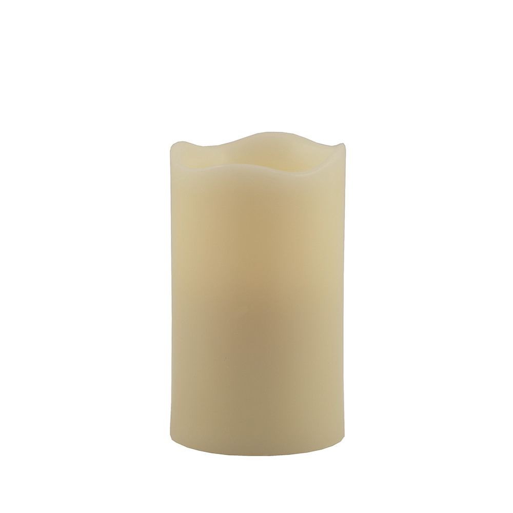 5 in. Flameless Pillar Candle, Ivory
