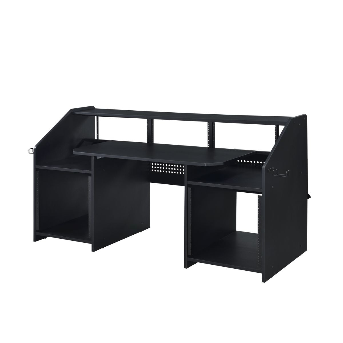 491539 71 in. Computer Desk, Black