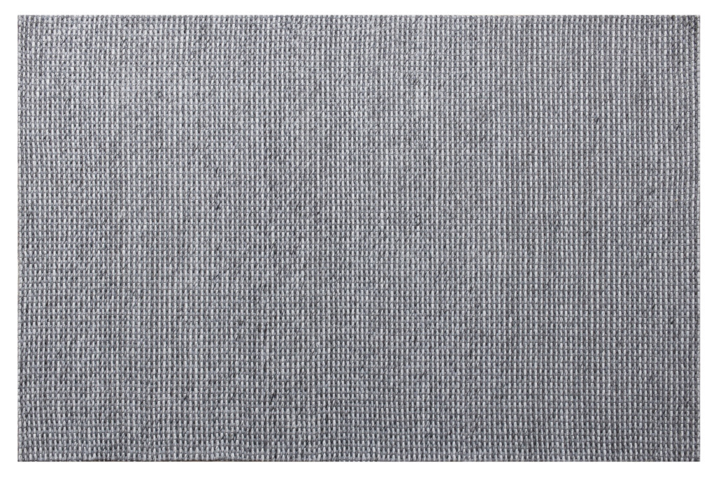 9 x 12 ft. Wool Striped Hand Woven Rectangle Area Rug, Gray