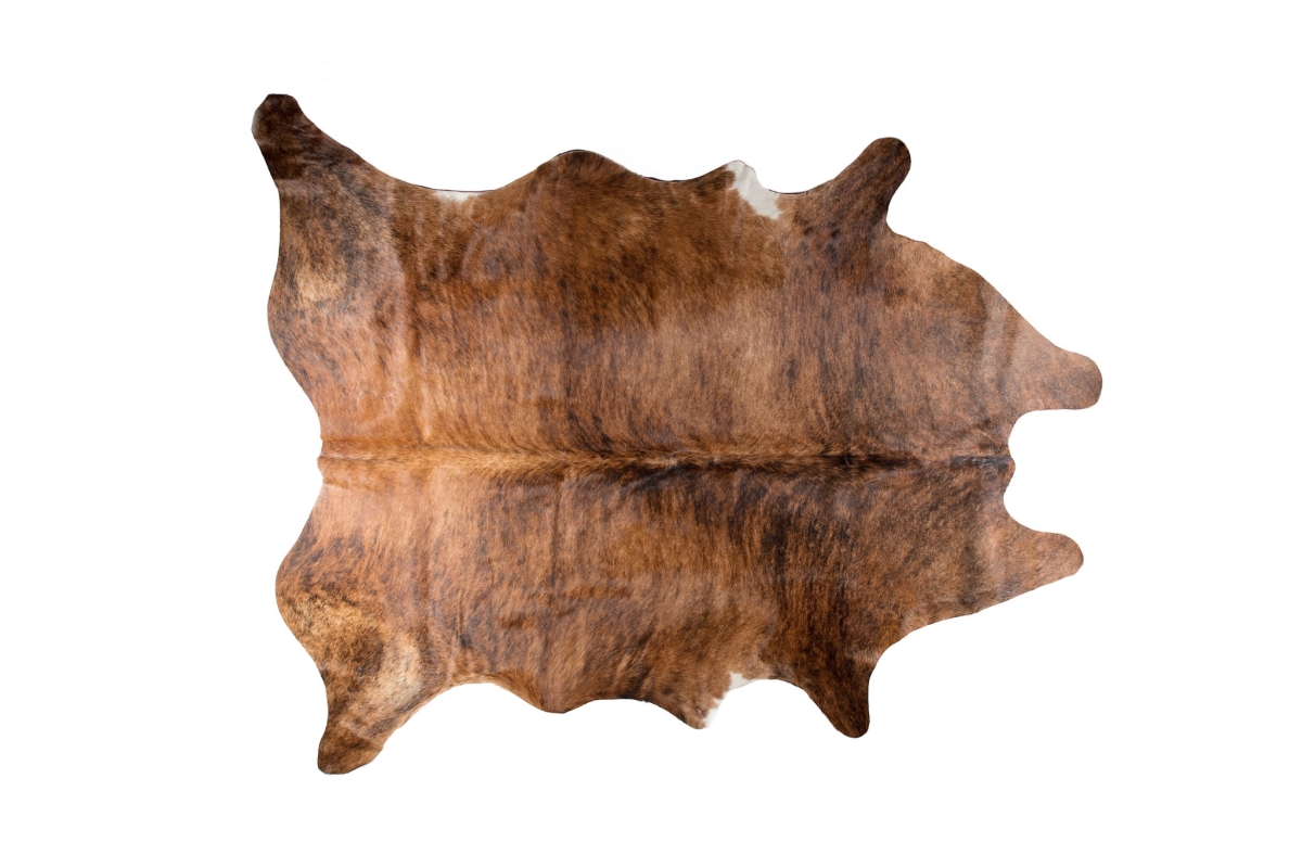 5 x 7 ft. Brown Cowhide Hand Knotted Area Rug