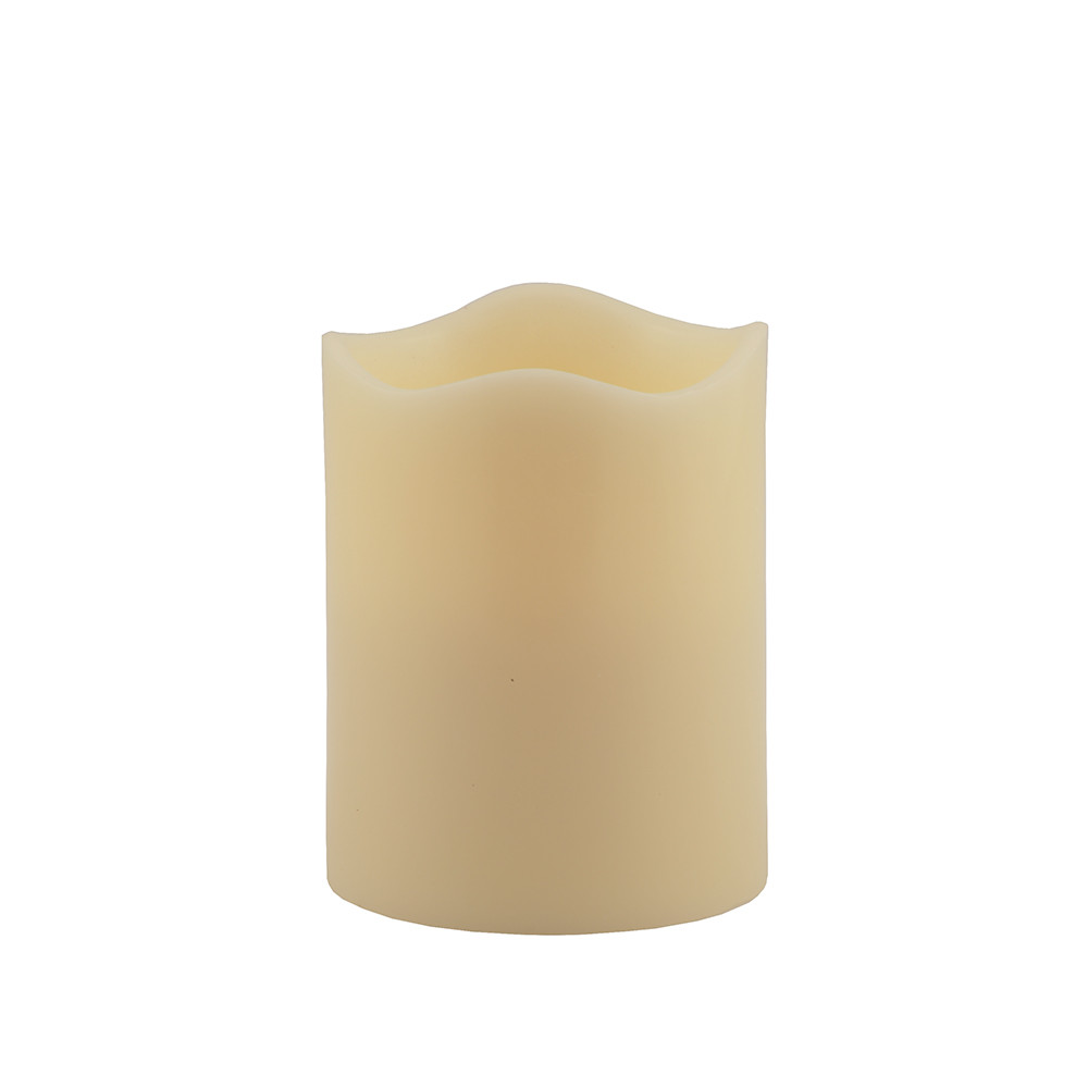 5 in. Flameless Pillar Candle, Ivory